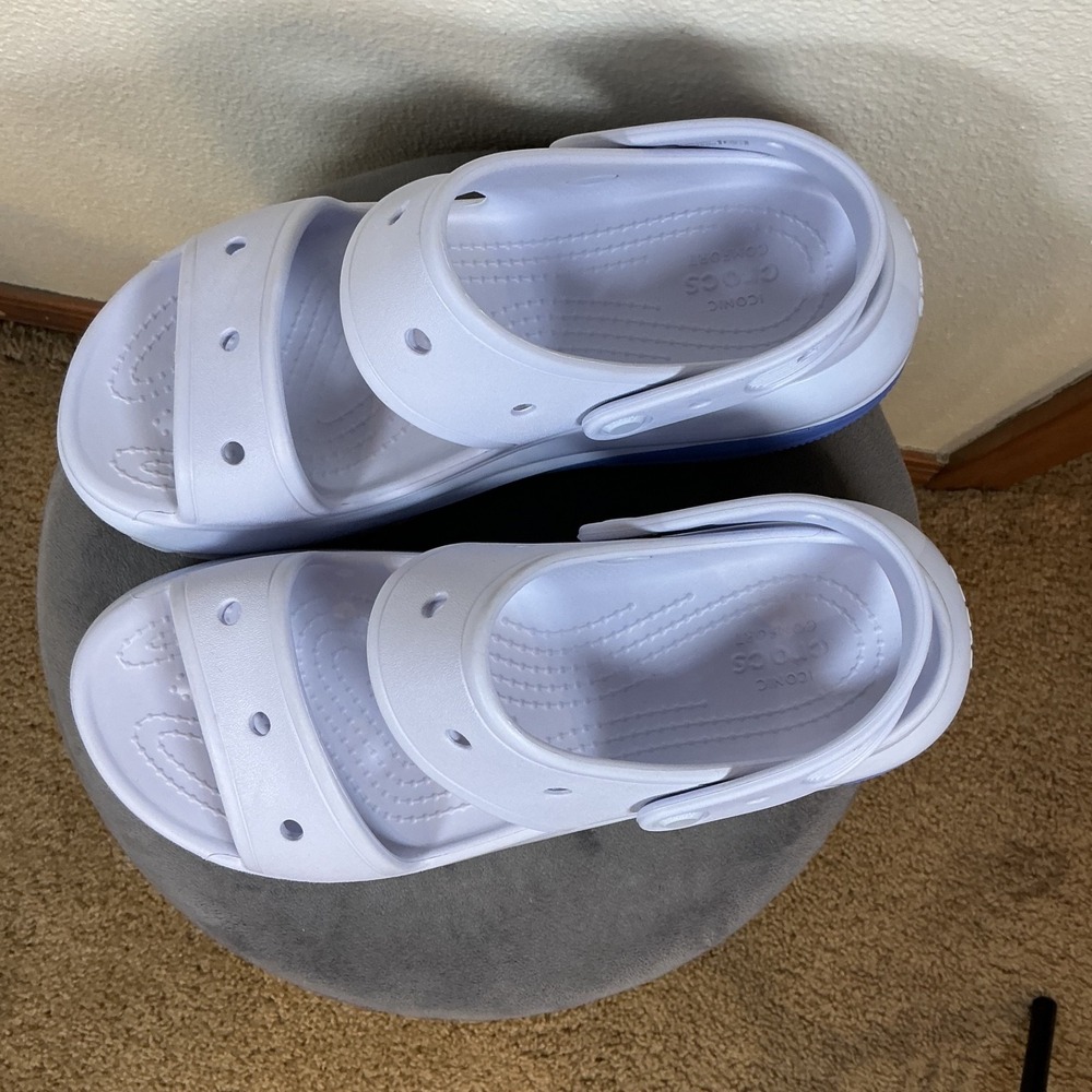 Crocs Classic Mega Crush Sandal Dreamscape EUC W9 M7 - Picture 2 of 10